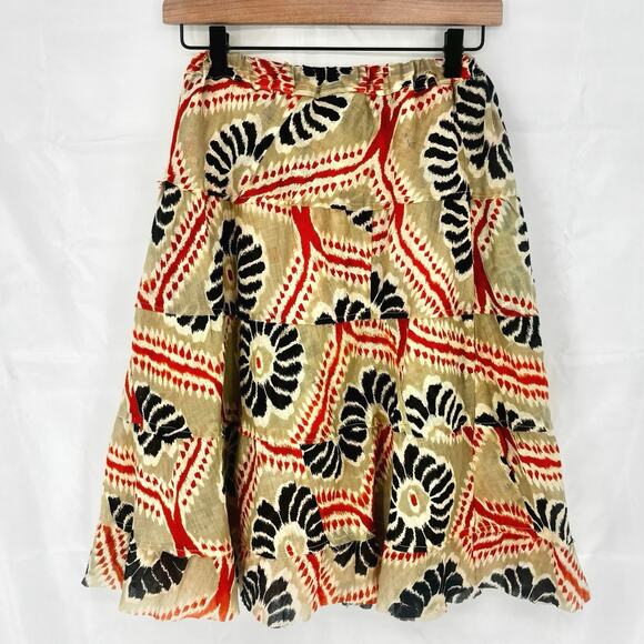 Raj NWT Tiered Bohemian Skirt Size S/M - Picture 2 of 5